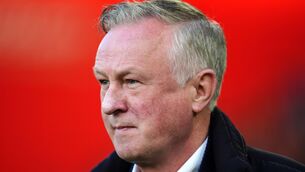 <p>Michael O'Neill is aware that the Derry native is a target for the Republic. Pic: Mike Egerton/PA Wire.</p>