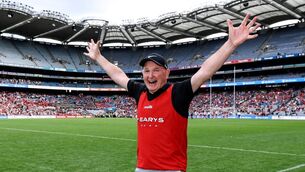 <p>Ger Manley managed Ireland to victory in the 2025 camogie/shinty international match against Scotland. Pic: ©INPHO/Ben Brady</p> <p>Ger Manley managed Ireland to victory in the 2025 camogie/shinty international match against Scotland. Pic: ©INPHO/Ben Brady</p>