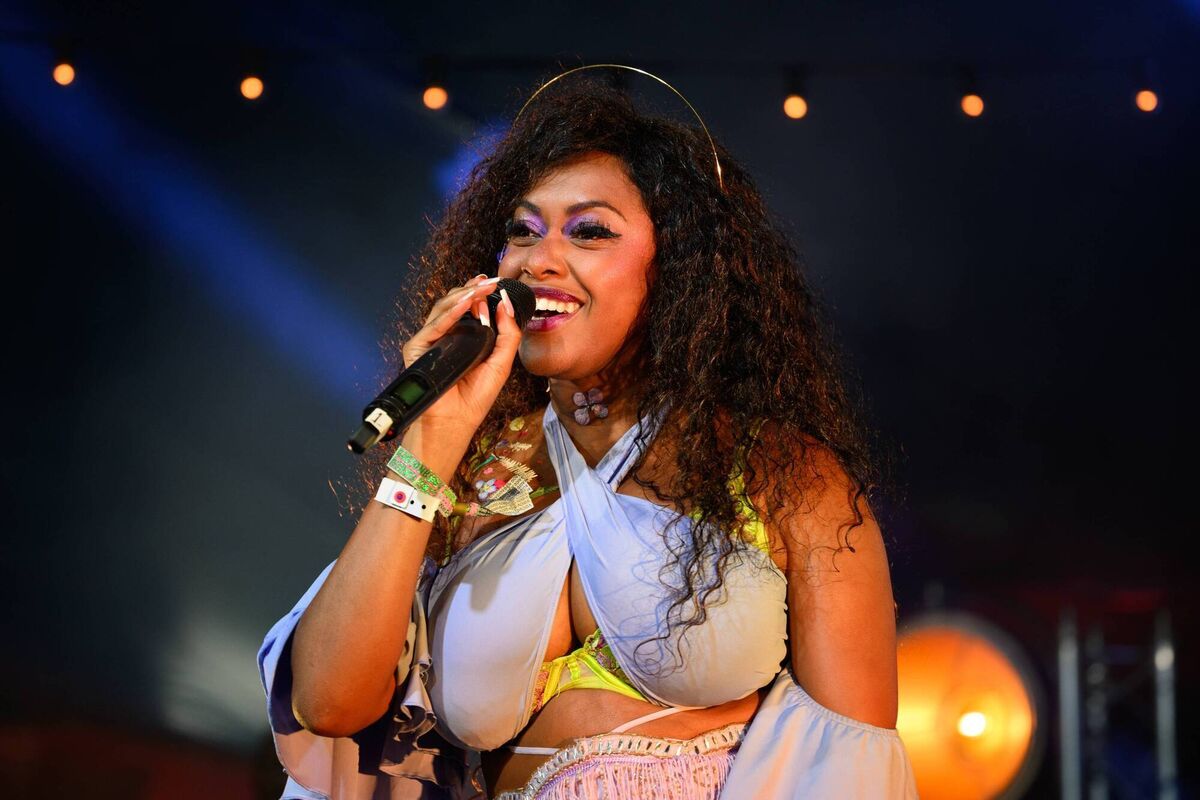 Denise Chaila performing during the Glastonbury Festival in 2022. Picture: Leon Neal/Getty Images Denise Chaila performing during the Glastonbury Festival in 2022. Picture: Leon Neal/Getty Images
