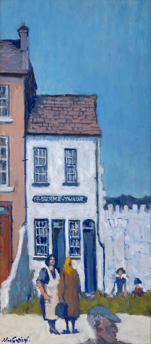 'The Tailor's House, Clifden, Connemara' by Maurice MacGonigal at James Adam. 'The Tailor's House, Clifden, Connemara' by Maurice MacGonigal at James Adam.