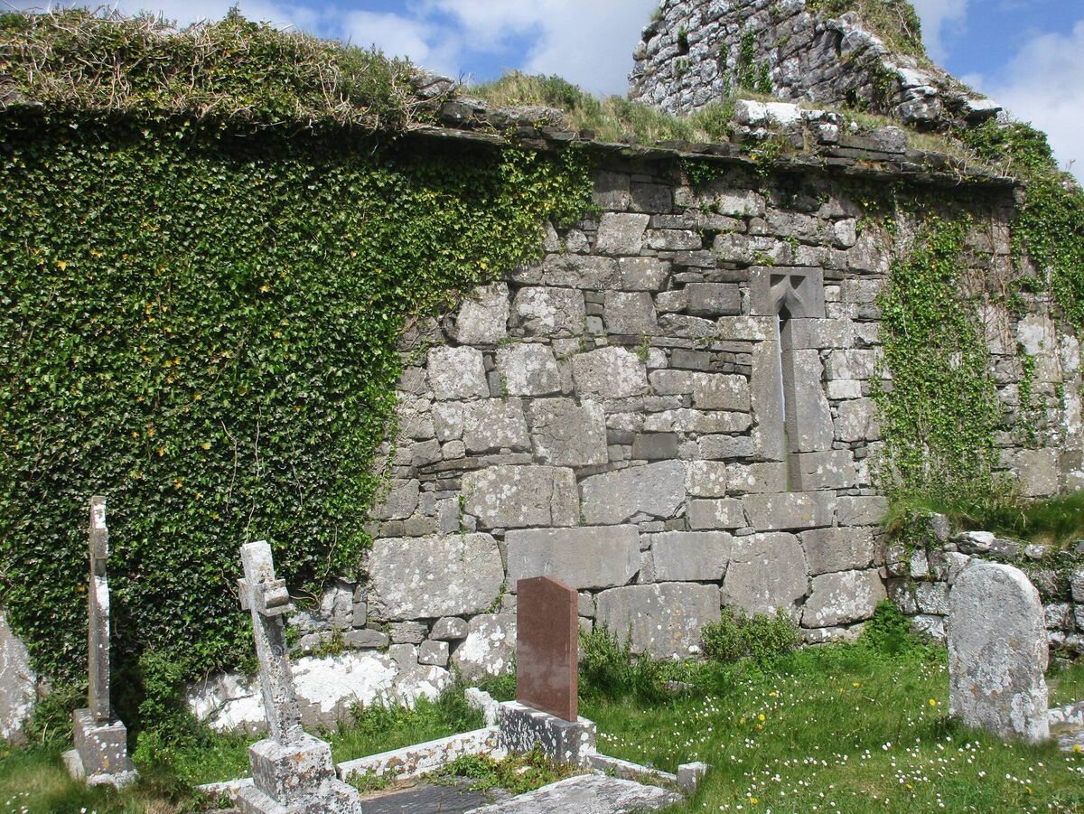 The ruins of St Blathmac’s medieval church near Rath, 4km outside Corofin, Co Clare. The ruins of St Blathmac’s medieval church near Rath, 4km outside Corofin, Co Clare.