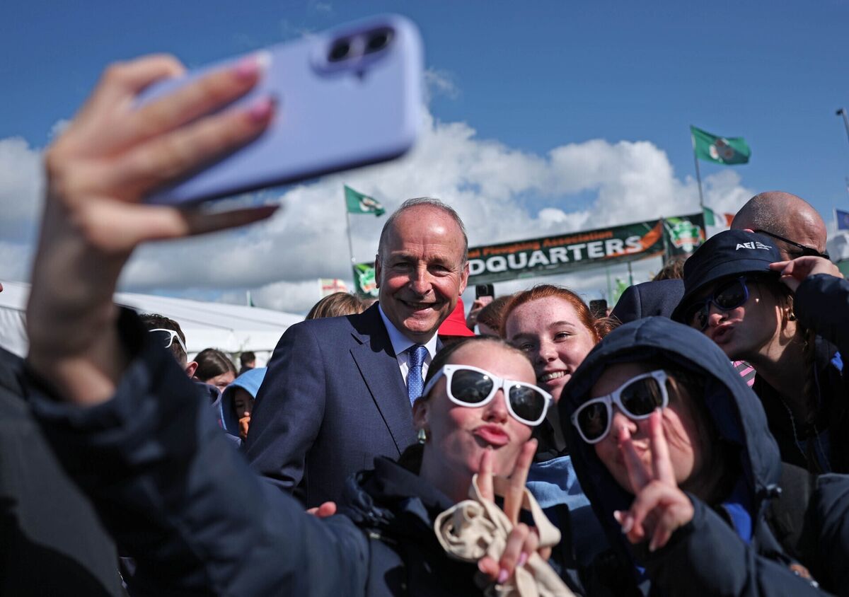 Taoiseach Micheál Martin at the National Ploughing Championships today. Picture: Clodagh Kilcoyne/PA Taoiseach Micheál Martin at the National Ploughing Championships today. Picture: Clodagh Kilcoyne/PA
