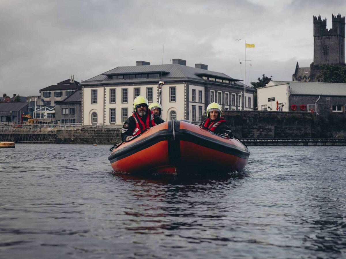 Diarmuid Moriarty, Thomas Cusack and Valerie Stundon take to the river Diarmuid Moriarty, Thomas Cusack and Valerie Stundon take to the river