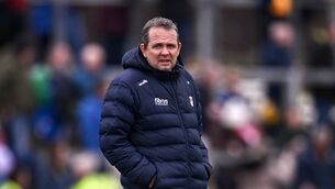 <p>Davy Fitzgerald before the Allianz Hurling League Division 1B match between Antrim and Dublin. Pic: Ben McShane/Sportsfile</p> <p>Davy Fitzgerald before the Allianz Hurling League Division 1B match between Antrim and Dublin. Pic: Ben McShane/Sportsfile</p>