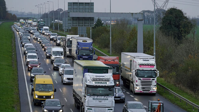 The M7 near Naas, in Co Kildare. File picture: Niall Carson/PA Wire <p>The M7 near Naas, in Co Kildare. File picture: Niall Carson/PA Wire</p>