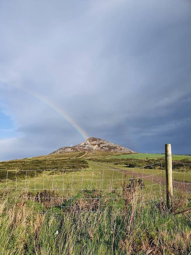 A steeper climb than it looks, the distinctive Great Sugar Loaf can indeed be seen from almost every angle in Wicklow. A steeper climb than it looks, the distinctive Great Sugar Loaf can indeed be seen from almost every angle in Wicklow.