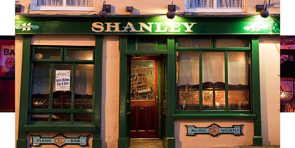 Shanley’s Bar, Clonakilty, which Michael McGovern praises for its generations of dedication to live music. 