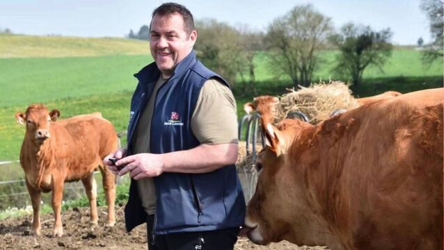 <p>Philip Crowe: 'I always went too fast on the quad anyway.' Photo: NI Limousin Cattle Club/Facebook</p>