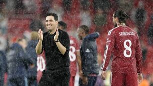 <p>Liverpool manager Andoni Iraola (left) and Dominik Szoboszlai after the Carabao Cup third round match. Pic: Peter Byrne/PA Wire.</p> <p>Liverpool manager Andoni Iraola (left) and Dominik Szoboszlai after the Carabao Cup third round match. Pic: Peter Byrne/PA Wire.</p>