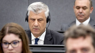 <p>Thaci's sentence relates to crimes committed during his tensure as commander of the KLA in the 1990s. (Koen van Weel/Pool via AP)</p> <p>Thaci's sentence relates to crimes committed during his tensure as commander of the KLA in the 1990s. (Koen van Weel/Pool via AP)</p>