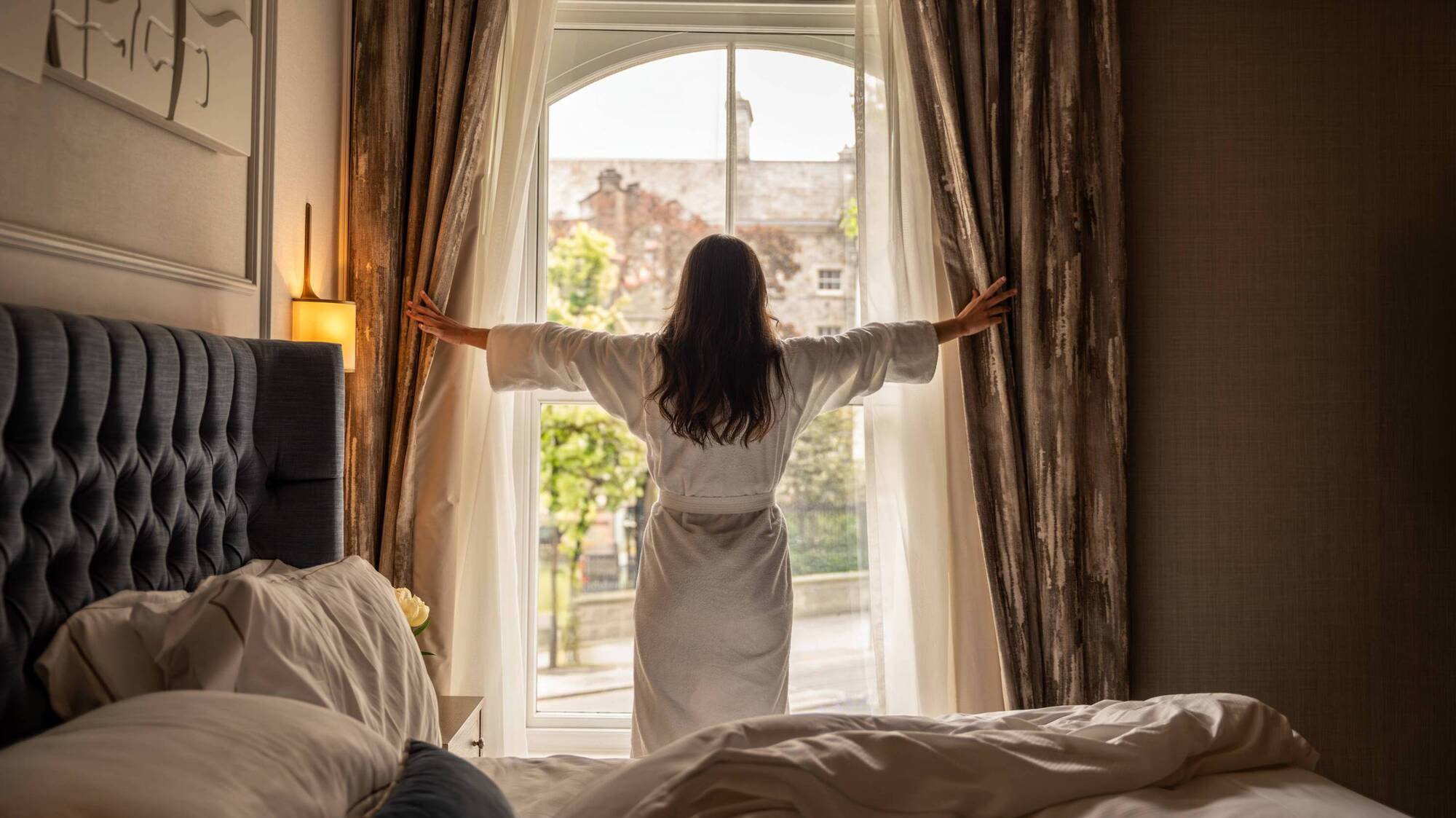 Trinity College Dublin is directly opposite the hotel and the city’s cultural quarter is close by 