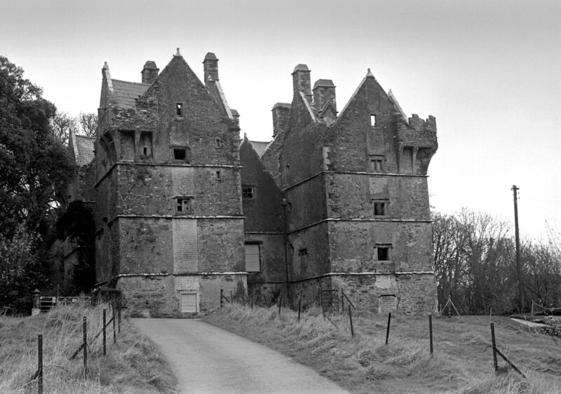 Monkstown Castle. Pictured in 1976 