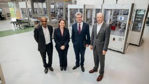 <p>Digital Manufacturing Ireland is applying new technologies and its strong industry expertise to solve real world manufacturing challenges. Pictured are IDA Ireland chair, Feargal O'Rourke, with DMI’s chair, Lionel Alexander, fellow DMI board member Rachel Shelly, and DMI’s CEO Domhnall Carroll. </p> <p>Digital Manufacturing Ireland is applying new technologies and its strong industry expertise to solve real world manufacturing challenges. Pictured are IDA Ireland chair, Feargal O'Rourke, with DMI’s chair, Lionel Alexander, fellow DMI board member Rachel Shelly, and DMI’s CEO Domhnall Carroll. </p>