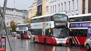 <p>Cork councillors oppose public transport fare hikes and call for Government funding. Picture: Denis Minihane.</p>