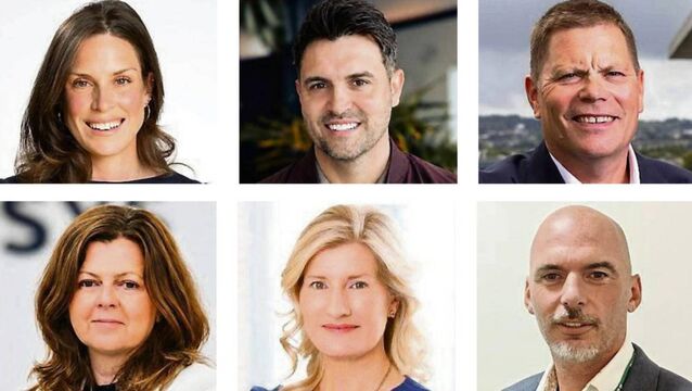 <p>New roles: (top row) Maeve Lochrie, Andrew Murray, Tom O’Brien; (bottom row) Denise Conlon, Catherine Moroney, Michael Rooney.</p>
