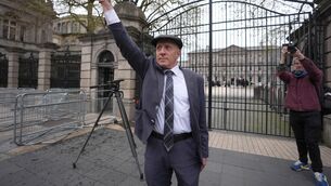 <p>Michael Healy-Rae was assaulted by a man while stopped in traffic. At the time of the incident, he was on the phone with his son, Jackie Healy-Rae Junior. Picture: Niall Carson/PA Wire</p> <p>Michael Healy-Rae was assaulted by a man while stopped in traffic. At the time of the incident, he was on the phone with his son, Jackie Healy-Rae Junior. Picture: Niall Carson/PA Wire</p>