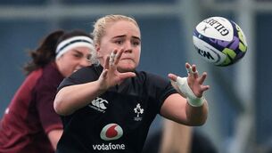 <p>CONSISTENT: Cliodhna Moloney-MacDonald doesn't believe a lighter rugby ball for the women's game would have a long-term benefit. Picture: INPHO/Bryan Keane</p>