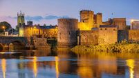 King John's Castle and River Shannon in Limerick Ireland