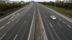 <p>During the operation, the stolen car was seen being driven against traffic on the M50, as well as in areas including Whitehall, Finglas and Ballymun. File picture: PA</p>