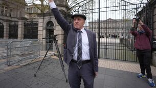 <p>Michael Healy-Rae was travelling in his own-branded vehicle in the city on Wednesday when he was approached by a man who assaulted him through the window of his car.</p>