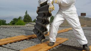 <p>Asbestos roofs can be quite brittle and may shatter. Also, when asbestos is broken or cut there are fibres released which can damage your lungs.</p> <p>Asbestos roofs can be quite brittle and may shatter. Also, when asbestos is broken or cut there are fibres released which can damage your lungs.</p>