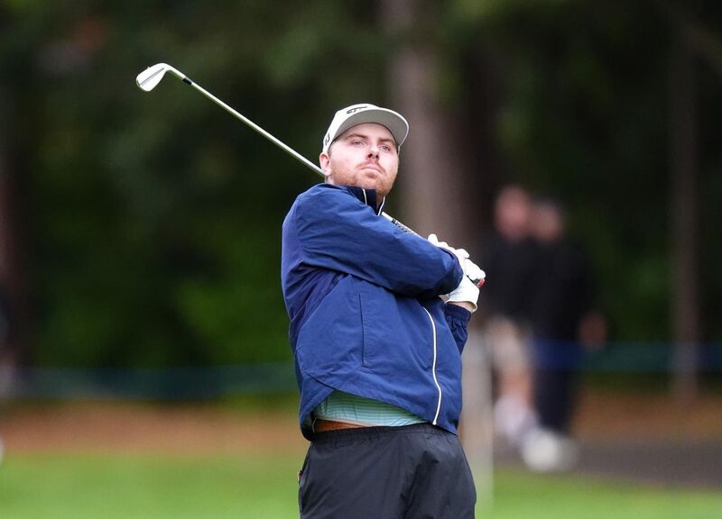 Ryan Gerard holds the lead after round 2. Pic: Adam Davy/PA Ryan Gerard holds the lead after round 2. Pic: Adam Davy/PA