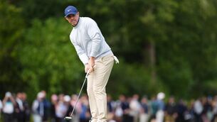 <p>Rory McIlroy putts on the 4th green on day twoat Wentworth Golf Club in Virginia Water, Surrey. Pic: Adam Davy/PA</p> <p>Rory McIlroy putts on the 4th green on day twoat Wentworth Golf Club in Virginia Water, Surrey. Pic: Adam Davy/PA</p>