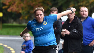 <p>29-time German champion Anke Klöpper knocked Kelly Mallon out in the Queen of the Roads semi-final. Pic: Dan Linehan</p> <p>29-time German champion Anke Klöpper knocked Kelly Mallon out in the Queen of the Roads semi-final. Pic: Dan Linehan</p>