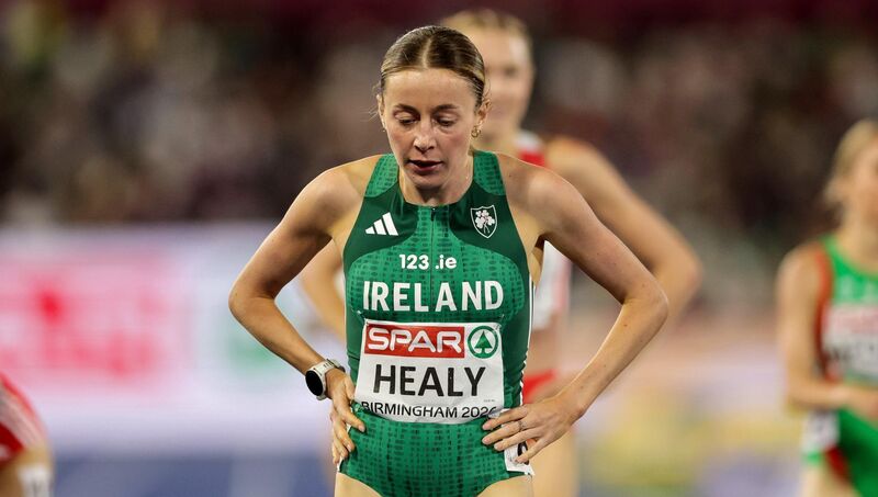 Sarah Healy is in action Saturday morning. Pic: Morgan Treacy/Inpho