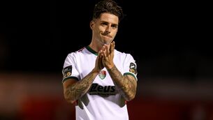 <p>Ruairí Keating bagged a hat trick on the night. Pic: Michael P Ryan/Sportsfile</p> <p>Ruairí Keating bagged a hat trick on the night. Pic: Michael P Ryan/Sportsfile</p>