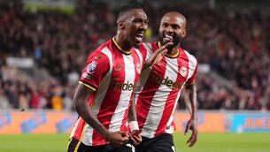 <p>Brentford's Jaidon Anthony and Igor Thiago celebrate the second. Pic: John Walton/PA</p> <p>Brentford's Jaidon Anthony and Igor Thiago celebrate the second. Pic: John Walton/PA</p>