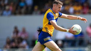 <p>Clare senior Emmet McMahon game a two-point exhibition for Kildysart. Photo by Tom Beary/Sportsfile</p>