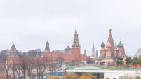 The historic buildings in the famous Red Square of Moscow, RussiaŽs Capital City, create a picturesque skyline