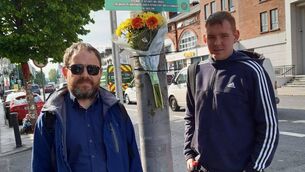 <p>Martin Farrell and his brother Michael standing outside Widow Scallan’s pub, where the attack took place in 1994. </p> <p>Martin Farrell and his brother Michael standing outside Widow Scallan’s pub, where the attack took place in 1994. </p>