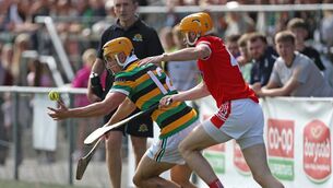 <p> Micheal Mullins of Glen Rovers against Finbarr Cagney of Charleville. Picture: Jim Coughlan</p> <p> Micheal Mullins of Glen Rovers against Finbarr Cagney of Charleville. Picture: Jim Coughlan</p>