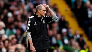 <p>Celtic manager Martin O'Neill reacts on the touchline during the William Hill Premiership match at Celtic Park, Glasgow. Pic: Andrew Milligan/PA Wire.</p> <p>Celtic manager Martin O'Neill reacts on the touchline during the William Hill Premiership match at Celtic Park, Glasgow. Pic: Andrew Milligan/PA Wire.</p>