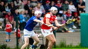 <p>Watergrasshill’s Daire O’Leary makes a break. Pic: Chani Anderson</p> <p>Watergrasshill’s Daire O’Leary makes a break. Pic: Chani Anderson</p>