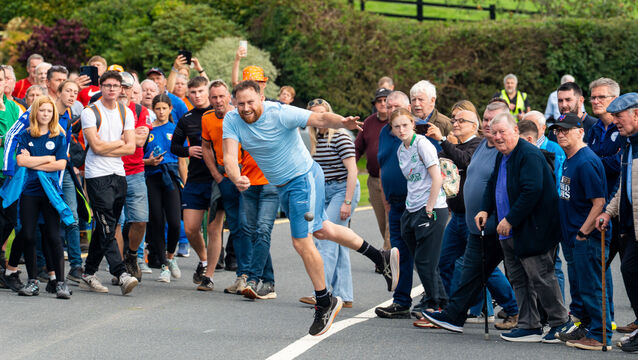 <p>Arthur McDonough beat Colm Rafferty to win the King of the Raods title. Pic: Noel Sweeney</p>