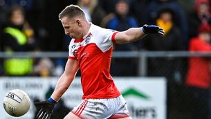 <p>Ryan O'Donoghue scored eight points in Belmullet's Mayo SFC quarter-final victory over Claremorris. Pic: Piaras Ó Mídheach/Sportsfile</p> <p>Ryan O'Donoghue scored eight points in Belmullet's Mayo SFC quarter-final victory over Claremorris. Pic: Piaras Ó Mídheach/Sportsfile</p>