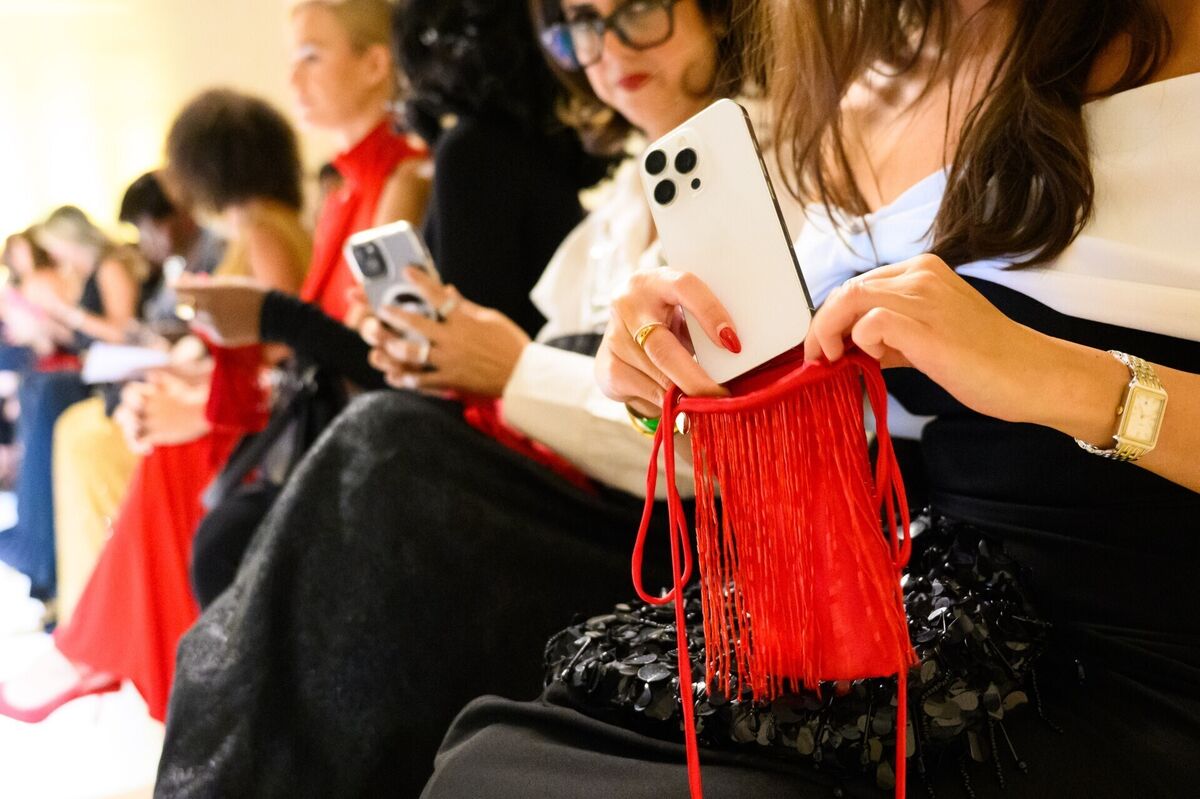 Guests on the front row at one of the London Fashion Week events. Picture: Matt Crossick/PA Guests on the front row at one of the London Fashion Week events. Picture: Matt Crossick/PA
