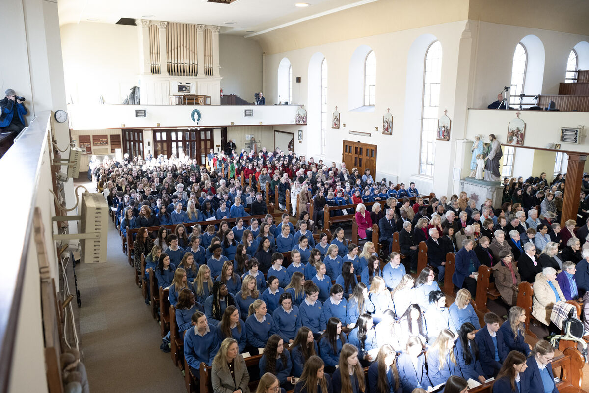 Mass celebrating the 250th anniversary of South Presentation Congregation founded by Nano Nagle at St Finbarr's South Parish Church on Dunbar Street, off Douglas Street in Cork City last March. Picture: Brian Lougheed