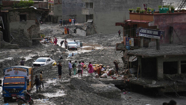People salvage their belongings after flash flooding in Nepal earlier this month. International charity Save the Children said El Niño will cause devastating floods and will entrench families reeling from a record-breaking summer of heat and drought deeper into crisis. Photo: AP/Rajesh Kumar Singh <p>People salvage their belongings after flash flooding in Nepal earlier this month. International charity Save the Children said El Niño will cause devastating floods and will entrench families reeling from a record-breaking summer of heat and drought deeper into crisis. Photo: AP/Rajesh Kumar Singh</p>