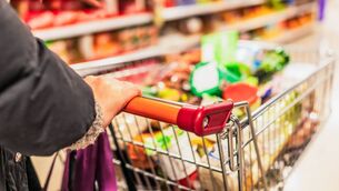 <p>Close up of a woman's hand on a supermarket trolley, filling up with products during a weekly shop.</p> <p>Close up of a woman's hand on a supermarket trolley, filling up with products during a weekly shop.</p>