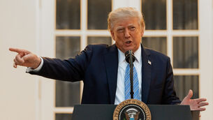 <p>Reporters from the three major news organisations were blocked from the White House on Saturday, a day after Mr Trump said he was barring them because of reporting he found to be “fake news”. Picture: AP Photo/Alex Brandon</p>