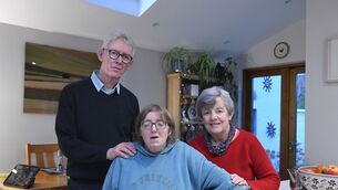 <p>Founder of Before We Die Tony Murray, with his wife Susan and their 42-year-old daughter Aoife who has an intellectual disability and is cared for full-time by her parents. Picture: Moya Nolan</p> <p>Founder of Before We Die Tony Murray, with his wife Susan and their 42-year-old daughter Aoife who has an intellectual disability and is cared for full-time by her parents. Picture: Moya Nolan</p>