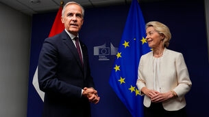 <p>Canadian prime minister Mark Carney left, and European Commission president Ursula von der Leyen at the European Parliament in Strasbourg last week. Ms von der Leyen has suggested Canada as the EU's first 'associate member'. Picture: Justin Tang/The Canadian Press via AP</p> <p>Canadian prime minister Mark Carney left, and European Commission president Ursula von der Leyen at the European Parliament in Strasbourg last week. Ms von der Leyen has suggested Canada as the EU's first 'associate member'. Picture: Justin Tang/The Canadian Press via AP</p>