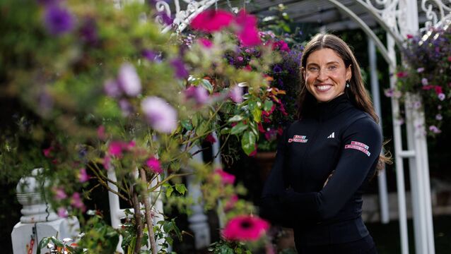 <p>SPAR and EUROSPAR Team Ireland ambassador and multi-event athlete Kate O'Connor, pictured today at Lawlor’s Hotel in Naas for the SPAR and EUROSPAR Community Fund presentation lunch. Pic: ©INPHO/Ben Brady</p>