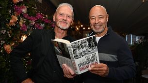 <p>OOH-AHH: Sportswriter Vincent Hogan with Ireland legend, Paul McGrath, at the launch of The Lost Sportswriter at The Iveagh Garden Hotel in Harcourt Street, Dublin. Pic: Seb Daly/Sportsfile</p> <p>OOH-AHH: Sportswriter Vincent Hogan with Ireland legend, Paul McGrath, at the launch of The Lost Sportswriter at The Iveagh Garden Hotel in Harcourt Street, Dublin. Pic: Seb Daly/Sportsfile</p>