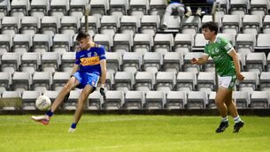 <p> Luke Jordan scored 1-3 for Carrigaline in their victory over Ballincollig. Pic: Noel Sweeney</p> <p> Luke Jordan scored 1-3 for Carrigaline in their victory over Ballincollig. Pic: Noel Sweeney</p>