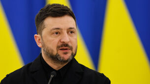<p>Ukrainian President Volodymyr Zelenskyy met US CIA chief John Ratcliffe at Shannon Airport in Ireland, two people familiar with the matter said. Picture: AP Photo/Mindaugas Kulbis</p> <p>Ukrainian President Volodymyr Zelenskyy met US CIA chief John Ratcliffe at Shannon Airport in Ireland, two people familiar with the matter said. Picture: AP Photo/Mindaugas Kulbis</p>
